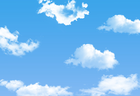 蓝天白云
