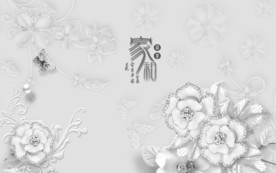 立体欧式装饰画 TIF分层