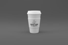 质感咖啡杯贴图样机