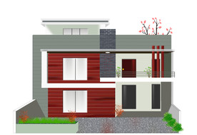 别墅建筑效果图