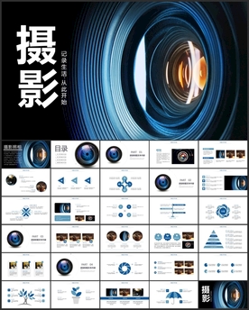 摄影镜头相机PPT