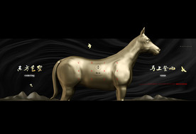 黑金新中式地产广告