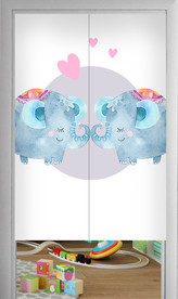 门帘窗帘卷帘遮光帘卷帘图案