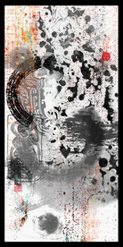 抽象意境水墨画