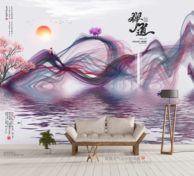 抽象新中式背景