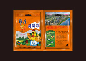 鸡精 调味料 立体包装效果图