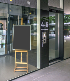 户外广告牌样机