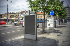 户外广告牌样机