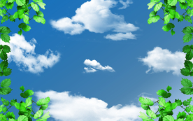 蓝天白云