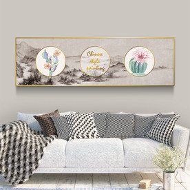 新中式工笔画小清新手绘绿装画