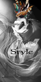 欧美美女豹纹羽毛装饰画玄关