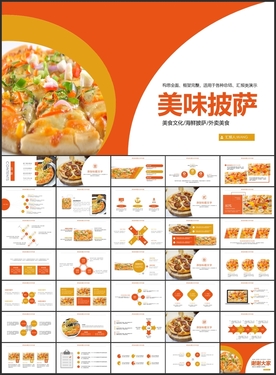好吃美味披萨PPT