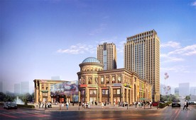 高层欧式住宅模型