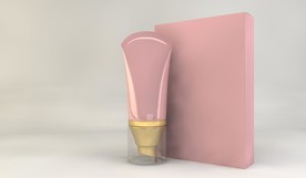 化妆品瓶子模型