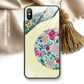 刺绣花纹宫廷风手机壳