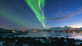 4k视频 极光 风景 延时摄影