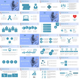 高档医药代表护理汇报PPT