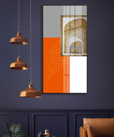 现代简约抽象金箔装饰画