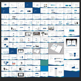 蓝色企业VIS手册