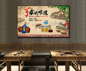 饭店装饰画