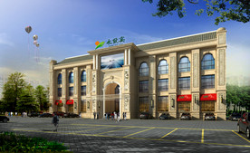 酒店餐厅门头门面设计效果图