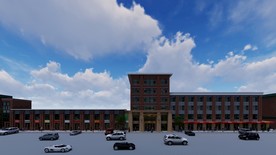 商铺商场广场民国情怀设计效果图