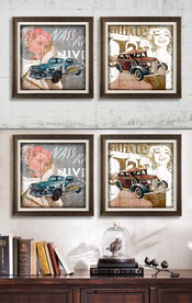 欧美复古时尚装饰画