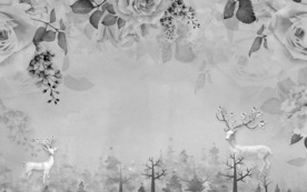 手绘 北欧新装饰画 TIF分层