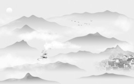 高档 爆款山水新画 TIF分层