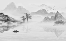 意境 极品山水画 TIF分层