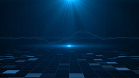 蓝色科技背景AE源文件文件