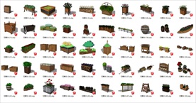 花钵坛木花箱景观