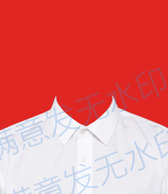 高清像馆白色衬衫证件照女生衣服