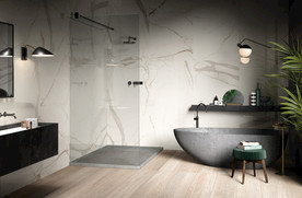 现代仿古砖 大板工装家装空间