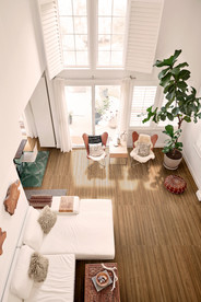 现代仿古砖 大板工装家装空间