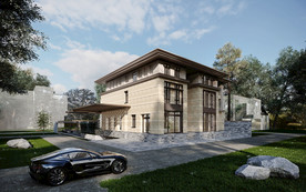 碧桂园别墅外观设计效果图