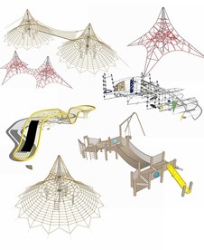 儿童游乐场模型