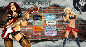 摇滚酒吧背景墙