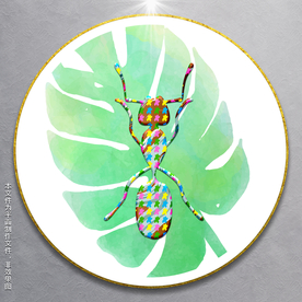 昆虫装饰画