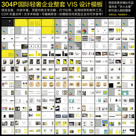 304P国际轻奢企业整套VIS