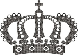 皇冠烫钻图案