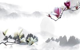 中国风电视背景墙