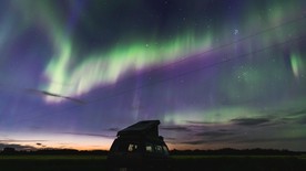 4k视频 极光 延时摄影