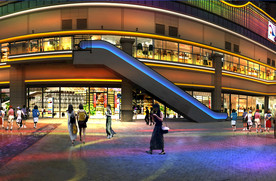 商业街灯光亮化