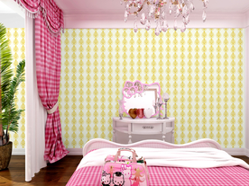 儿童房 墙纸效果图片