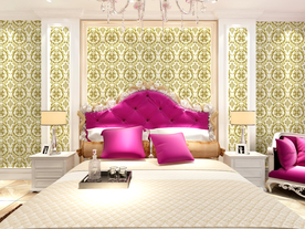 欧式家居 墙纸效果图片