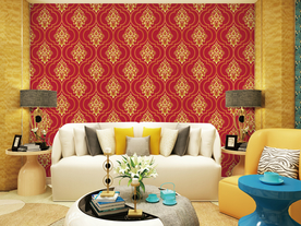 欧式家居 墙纸效果图片