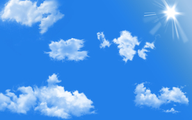 蓝天白云