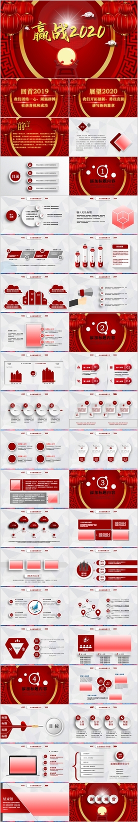 赢战2020开门红年会PPT