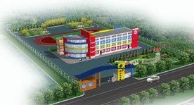 某幼儿园鸟瞰图